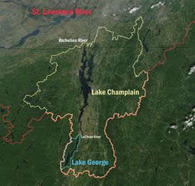 Lake George and Lake Champlain Watersheds