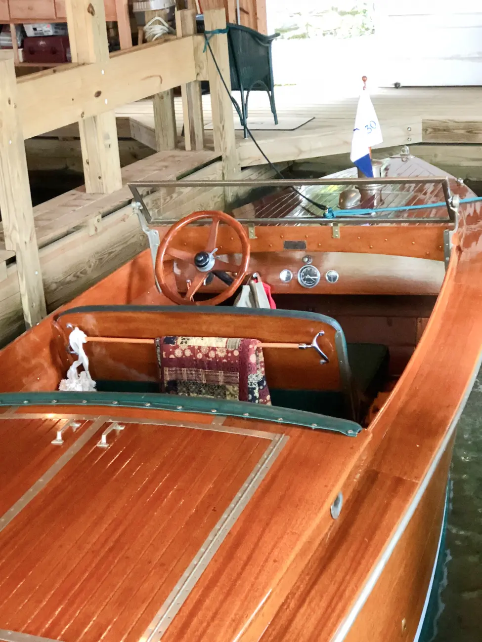 Laker wooden boat